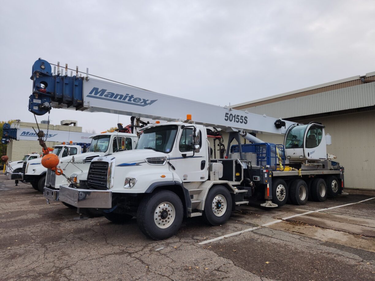 ABM Equipment represents Manitex as a full-service dealer for in Minnesota, North and South Dakota, Nebraska, Iowa, and the upper peninsula of Michigan. 