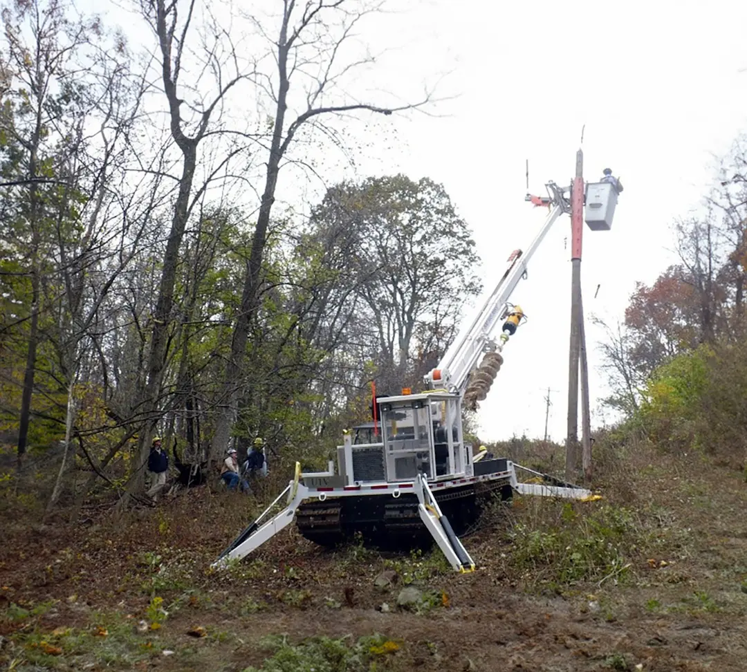 UTV International Tracked Aerial Setting Power Pole