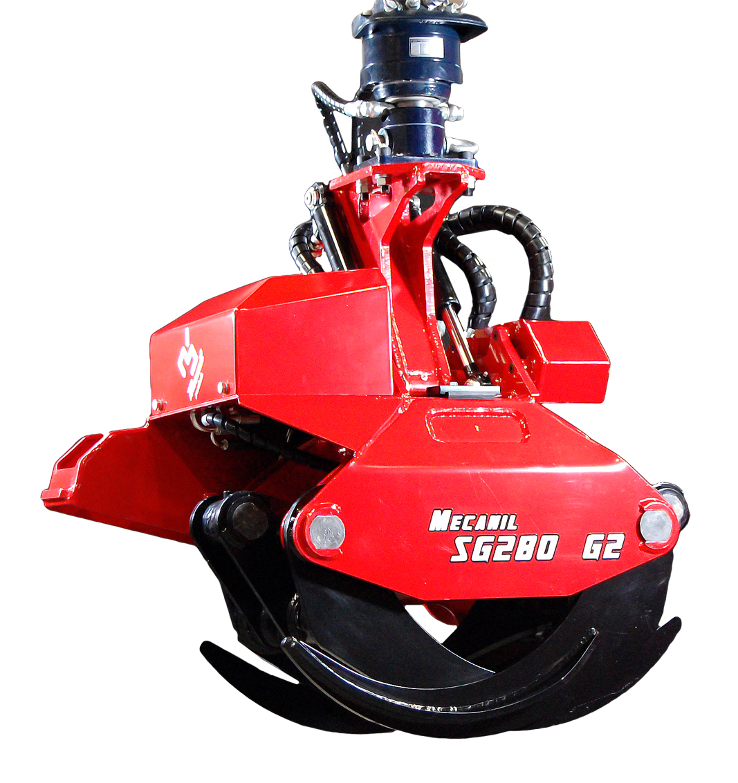 Mecanil SG280 F G2 Grapple Saw Attachment ABM Truck Equipment mecanil-sg280-f-g2-grapple-saw-attachment-abm-truck-equipment